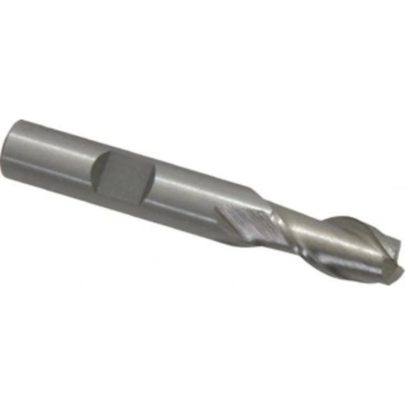 Value Collection 3/8, 3/4 LOC, 3/8 Shank Diam, 2-1/2 OAL, 2 Flute, High Speed Steel Square End Mill Single End, Uncoa...